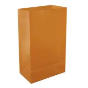 LumaBase 501100 Bags Plastic Luminarias, Tan