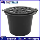 AU Reusable Refill Coffee Capsule Filter Shell for Nespresso Machine (Black)