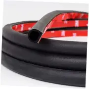 D-Shape Car Door Rubber Seal Strip,Black Automotive Weather Stripping with 18ft