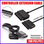 1.8m Controller Extension Cable Cord For Sony Playstation 1 2 PS2/PS1 Console AU