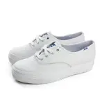 KEDS TRIPLE LEATHER WHITE 休閒鞋 皮質 厚底 女鞋 經典款 白色 9191W130020 NO202