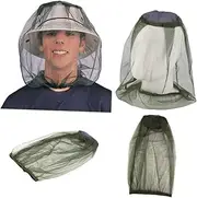 Healeved Bug Catching Net Bug Catcher Net Fine Mesh Insect Screen Mesh Outdoor Mosquito Net Mosquito Head Net Bug Head Nect Hot Net Mosquito Hat Travel Insect Hat