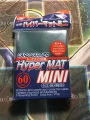 *** KMC HYPER MAT MINI *** (GREEN) SLEEVES YUGIOH CARD SIZE 60ct UNOPENED (NEW)
