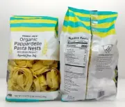 Trader Joes Organic Pappardelle Pasta Nests IMPORTED FROM ITALY 18oz Artisan New