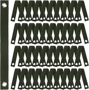uxcell 40-Pack Tree Straps for Staking,1.5 Inch x 15.7 Inch Tree Support Straps Nylon Tree Strap for Leaning Tree Protection/Plant Support, Straightening[Army Green]