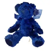 Russ Applause Teddy Bear Plush Royal Blue Small 9”