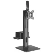 KONIC 17"-27" Monitor Vertical Lift Stand With Thin Client PC/ NUC Mount Holder [KDD101MS]