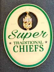 Awesome 2.5" Navy Chief Pride SCPO Challenge Coin "Traditional" Super Chief