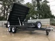 10x6 HYDRAULIC TIPPER TRAILER | 2800kg GVM | HIGH SIDES | FULL CHECKERPLATE