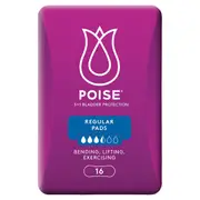 Poise Pads For Bladder Leaks Regular 16 Pack