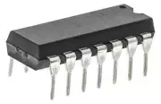 4x Microchip PIC MICROCONTROLLER 8bit PIC16F 20MHz 14-Pin PDIP PIC16F684-I/P