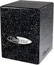 Ultra Pro Satin Cube Deck Box, Glitter Black