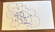 1995 DAZE ONE CHRIS ELLIS Black Book Drawing Tag FUTURA Crash Seen Graffiti
