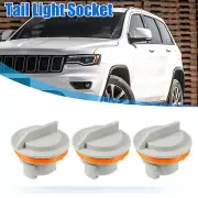 3pc 4676589 Tail Light Socket Rear Brake Light Bulb Socket for Chrysler (for: Chrysler)