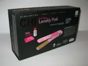CHI Lavishly Pink 1" Pro Ceramic Hairstyling Iron w/ Silk Infusion Thermal Mat
