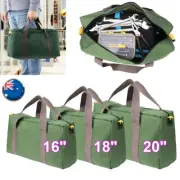 Multifunction Portable Hand Tool Bag Heavy Duty Big Canvas Storage Toolkit Case