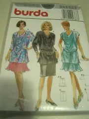 LADIES TOP & SKIRT Vintage BURDA 4387 Sewing Pattern SEALED