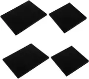 SHOWERORO 4pcs Sheets Packaging Lined Pearl Cotton Small Business Supplies Packing Materials for Shipping Foam Padding for Mailing Packaging Foam Padding Packing Supplies Polyurethane Black
