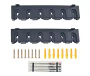 Fishing Rod Holder Wall Mount Horizontal Storage Rack for 6 Rods Organizer fo...
