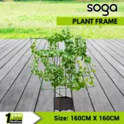 SOGA Plant Climbing Frame Tube Pergola Trellis Vine Support Garden Rack 160cm