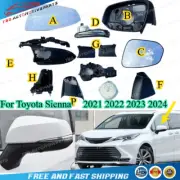 side Mirror Turn Lamp Lens Frame lower cap For Toyota Sienna 2021 2022 2023 2024 (for: Toyota)