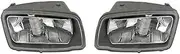 Car Fog Lamp Assembly For F&ord For Focus RS 2015-2018 Foglamp Car Front Bumper Fog Light Lamp Frame Trim Cover Cap Foglight Front Bumper Fog Light(Lamp Right)