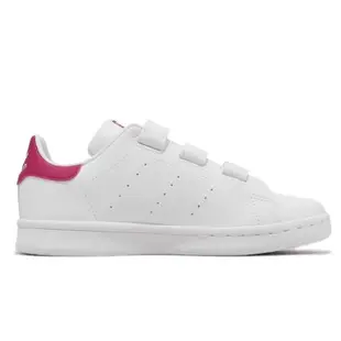 adidas 童鞋 Stan Smith CF C 中童鞋 白 粉紅 史密斯 魔鬼氈 小白鞋 基本款 愛迪達 FX7540