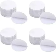 Self Adhesive Hook and Loop Large Dots Nylon Sticker Fastener Tape Adhesive Strong Glue Magic Sticker Round Coins Hook (Color : White, Size : 10 Pairs)
