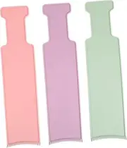FOYTOKI 3Pcs Hair Dye Tool Curved Highlighting Paddle Comb for Easy Hair Coloring and Dyeing for Salon DIY Use Includes and Boards