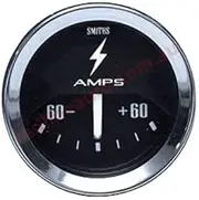 Smiths +60-60 Arc Scale Ammeter