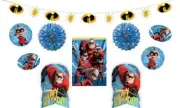 Incredibles 2 Birthday Room Decorating Kit 10pc - Cardstock & Paper Decorations