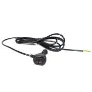Xprite 12V 10ft Car Cigarette Lighter Extension Cable Cord W/ LED On Off Switch