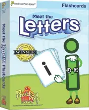 Preschool Prep Series Flashcards Meet The LETTERS Children Educational Learning