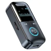 Bluetooth 5.4 Transmitter Receiver 2 in 1 Portable 3.5mm Jack AUX Audio5873
