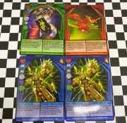 Spin Master Sega Toys 2010 Bakugan Battle Brawlers Lot of 4 McDonald's Cards