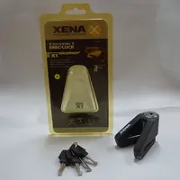 在飛比找蝦皮購物優惠-XENA《X1》碟煞鎖 → 盒損品  機車鎖 摩托車鎖 防盜