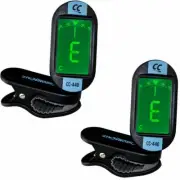 ChromaCast 440 Series Colored Guitar Tuner, Daphne Blue, 2-Pack