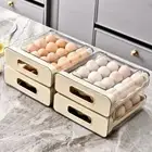 Large Capacity 32 Grid Egg Tray Plastic Egg Storage Container Refrigerator