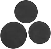 GREENADSCAPE 3 Pack Drum Practice Pad Set Double Layer Silent Drum Heads Mute Drum Pads Replacement Mute Drum Heads
