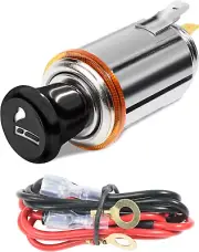 Car Cigarette Lighter with Cable,Car Cigarette Lighter Element Socket Plug Socke