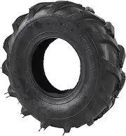 6 Inch Go Kart Tire, 13x5.00-6 Rubber Tubeless Tires, Antislip Explosion Proof Tubeless Tyre for Snow Blower Thrower Go Kart Tiller Lawn Tractor, ATV Tires
