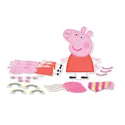 Peppa Pig Confetti Party Supplies Craft Kit for 4 Persons at home Activity Game