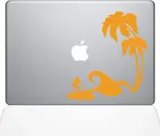 The Decal Guru Surfer Paradise Decal Vinyl Sticker, 15" MacBook Pro