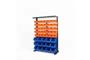 50Pc Bin Storage Rack Shelving Parts Storage Rack Tool Organiser Box Steel Stand