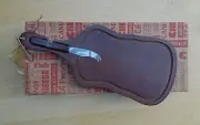 Vintage WOOD VIOLIN OR VIOLA SHAPED CHEESE BOARD Bread Board w/ Cheese Knife