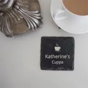 Personalised Cuppa Slate Coasters
