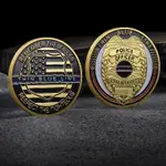 美國警察紀念幣 陸海軍紀念章 立體烤漆金屬製作徽章