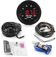 30-0300 X-Series Wideband O2 Air Fuel Ratio Gauge Kit LSU 4.9 0258017025 Oxygen Sensor AFR Sensor Controller Gauge