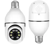 Mini Wireless WiFi Light Bulb Camera Security Camera