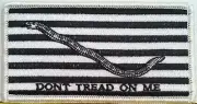 DON'T TREAD ON ME FLAG PATCH With Hook & Loop Fastener GADSDEN #9